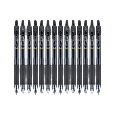 Pilot G2 Retractable Gel Pens, Fine (0.7mm), 16 Pack, Select Color