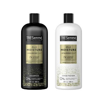 TRESemme Luxurious Moisture Shampoo and Conditioner Set with Vitamin E, 28 oz