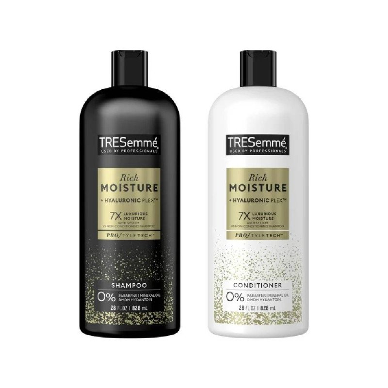 TRESemme Luxurious Moisture Shampoo and Conditioner Set with Vitamin E, 28 oz