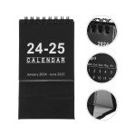 Mini Desk Calendars 2024 2025 Flip Calendar Standing Desk Calendar